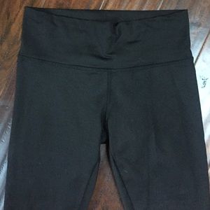 Upsidedownmama fleece-lined black leggings size S